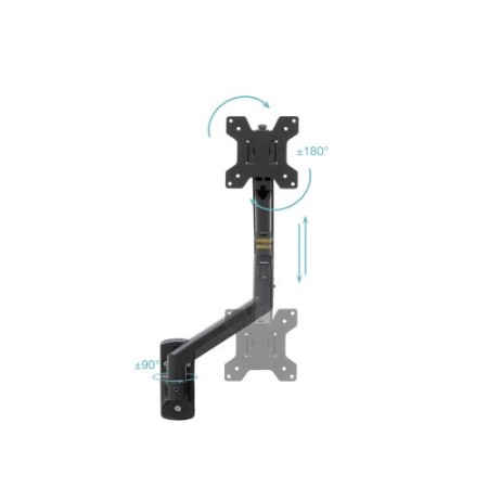 TooQ LP1334TNR-B soporte para monitor 86,4 cm (34″) Escritorio Blanco