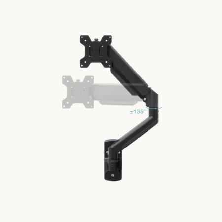 TooQ LP1334TNR-B soporte para monitor 86,4 cm (34″) Escritorio Blanco