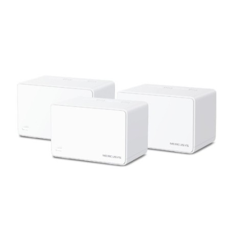 Mercusys Halo H80X (3-pack) Doble banda (2,4 GHz / 5 GHz) Wi-Fi 6 (802.11ax) Blanco Interno