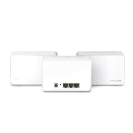 Mercusys Halo H80X (3-pack) Doble banda (2,4 GHz / 5 GHz) Wi-Fi 6 (802.11ax) Blanco Interno