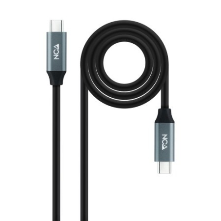 Nanocable Cable USB 3.2 Gen2x2 20Gbps 5A/100W 4K/60Hz USB-C/M-USB-C/M, 2 m