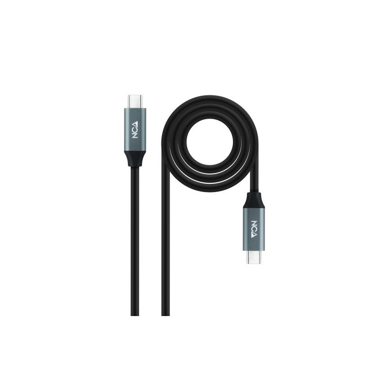 Nanocable Cable USB 3.2 Gen2x2 20Gbps 5A/100W 4K/60Hz USB-C/M-USB-C/M, 2 m