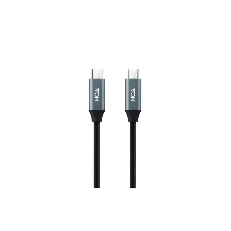 Nanocable Cable USB 3.2 Gen2x2 20Gbps 5A/100W 4K/60Hz USB-C/M-USB-C/M, 2 m