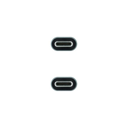 Nanocable Cable USB 3.2 Gen2x2 20Gbps 5A/100W 4K/60Hz USB-C/M-USB-C/M, 2 m