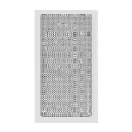 GIGABYTE C201 PANORAMIC ICE Caja para PC – Torre media, m-ATX, compatible con radiador de 360 mm, 3 ventiladores preinstalados, 