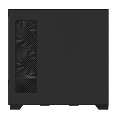 GIGABYTE C201 PANORAMIC Caja de PC – Torre Media, m-ATX, soporte para radiador de 360 mm, 3 ventiladores preinstalados, USB 3.0,
