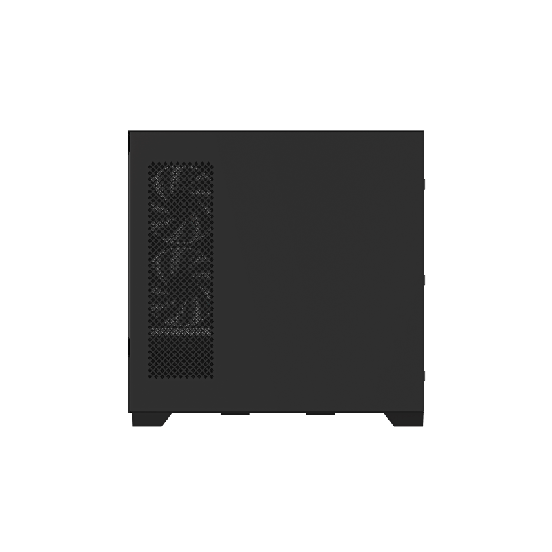GIGABYTE C201 PANORAMIC Caja de PC – Torre Media, m-ATX, soporte para radiador de 360 mm, 3 ventiladores preinstalados, USB 3.0,