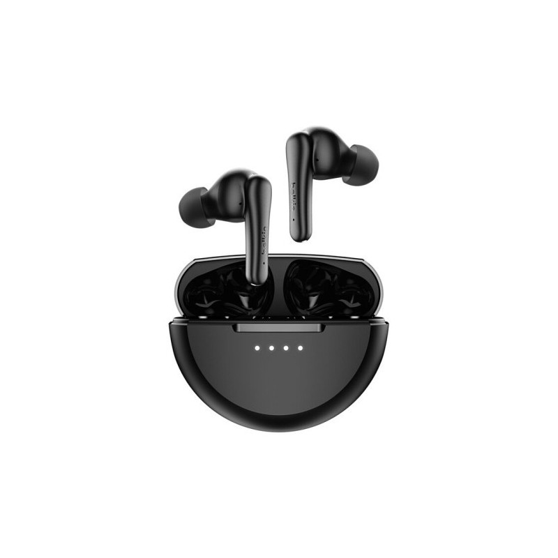Belkin SoundForm Rhythm Auriculares Inalámbrico y alámbrico Dentro de oído Llamadas/Música USB Tipo C Bluetooth Negro