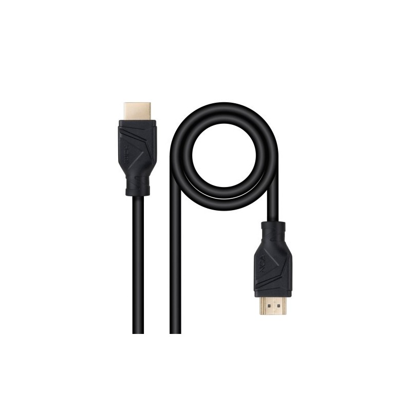 Nanocable Cable HDMI V2.1 8K@60Hz 48Gbps CCS, A/M-A/M, Negro, 1 m