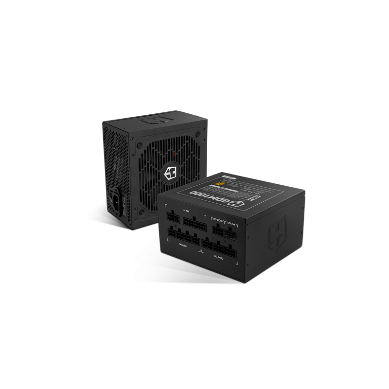 NOX Hummer GDM 1000W GOLD unidad de fuente de alimentación 20+4 pin ATX ATX Negro
