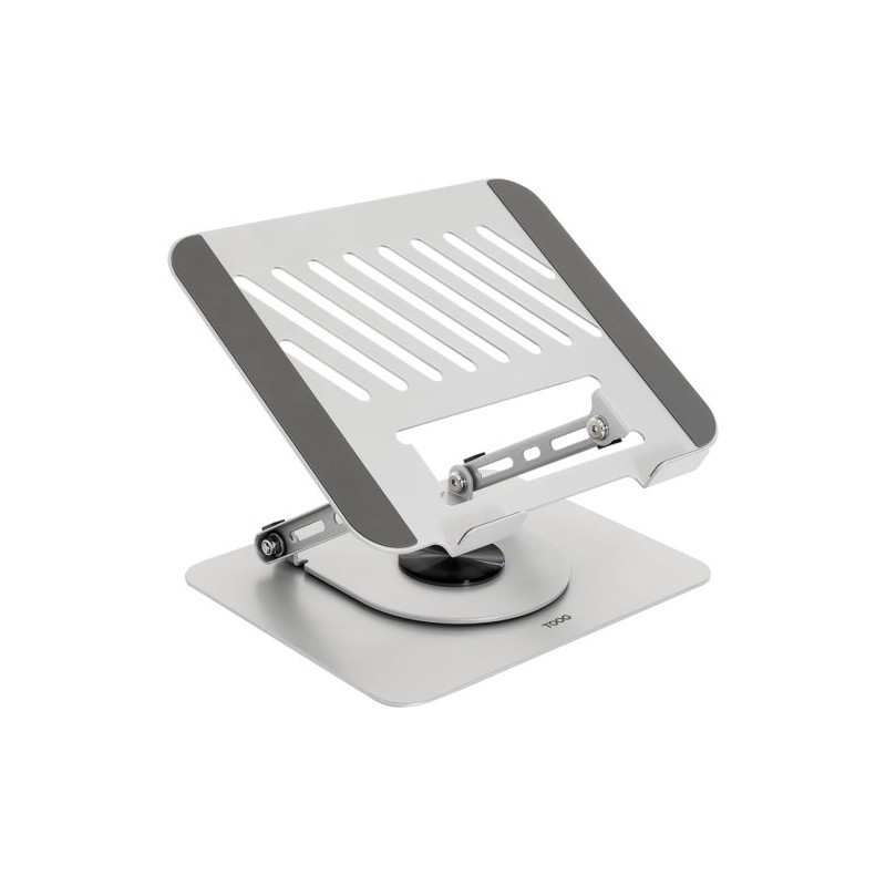 TOOQ SOPORTE PLEGABLE 360° DISPOSITIVOS 11-17″,PLATA