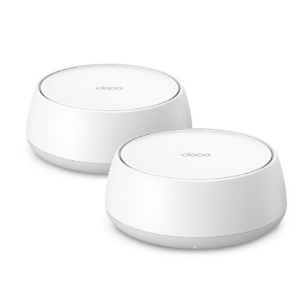 TP-Link DECO BE25(2-PACK) sistema Wi-Fi Mesh (Wi-Fi en malla) Doble banda (2,4 GHz / 5 GHz) Wi-Fi 7 (802.11be) Blanco Interno
