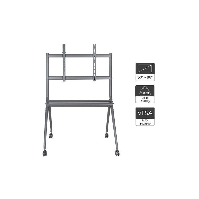 Ewent EW1542 soporte para pantalla de señalización 2,18 m (86″) Negro