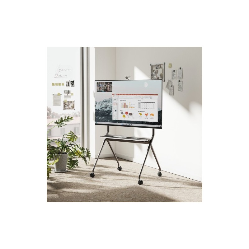 Ewent EW1542 soporte para pantalla de señalización 2,18 m (86″) Negro