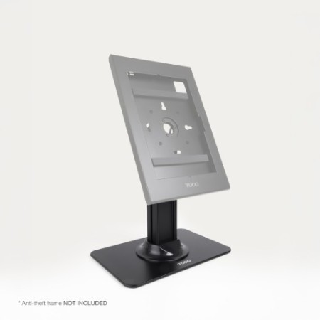 TOOQ SOPORTE MESA MARCO ANTIRROBO TABLET, NEGRO