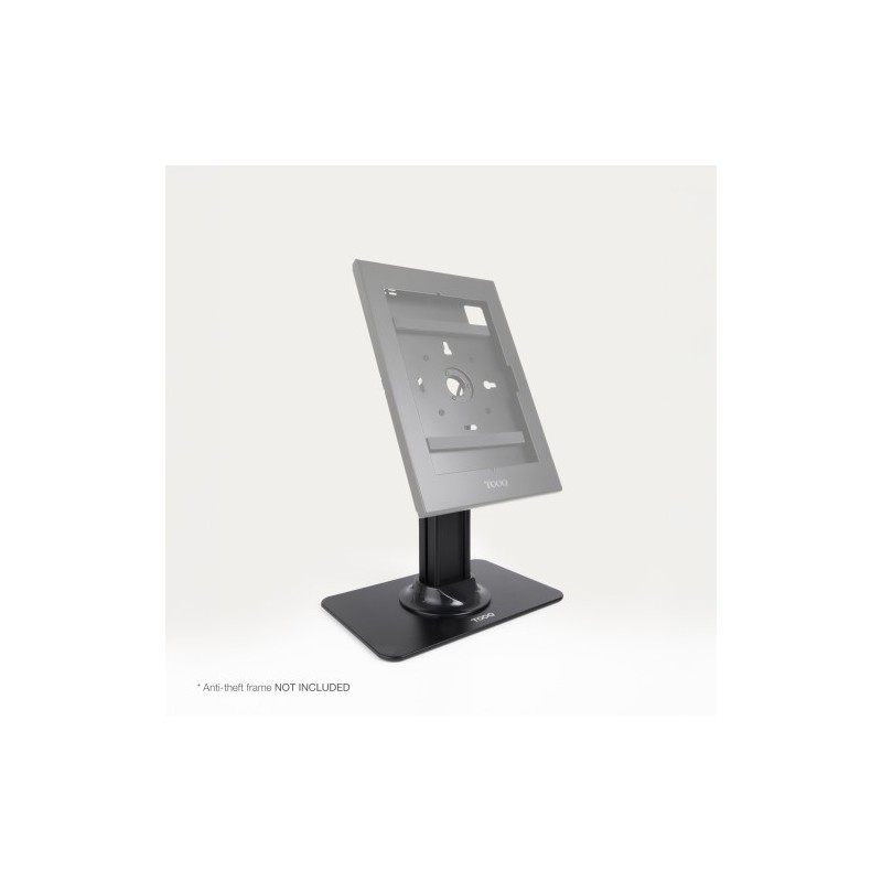 TOOQ SOPORTE MESA MARCO ANTIRROBO TABLET, NEGRO