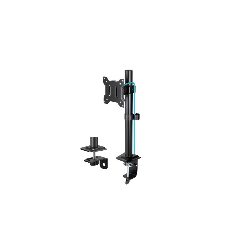 TOOQ SOPORTE MESA PANTALLA GIRA INCLI ROTA 17-32,NEGRO