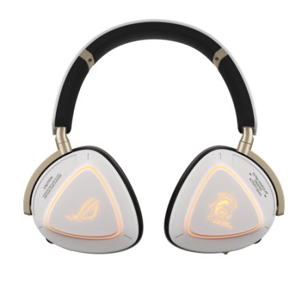 ASUS ROG Delta II-KJP Auriculares Inalámbrico y alámbrico Diadema Juego Bluetooth Negro, Blanco