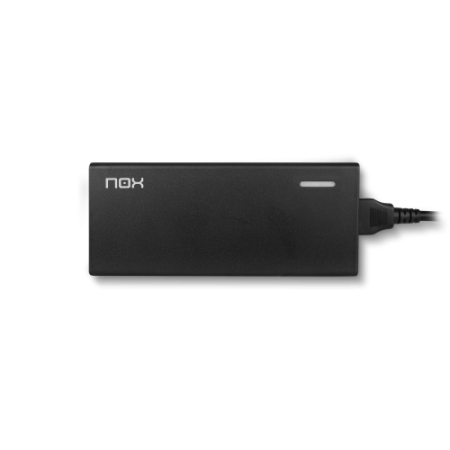 NOX NXPWR90NB adaptador e inversor de corriente Interior 90 W Negro