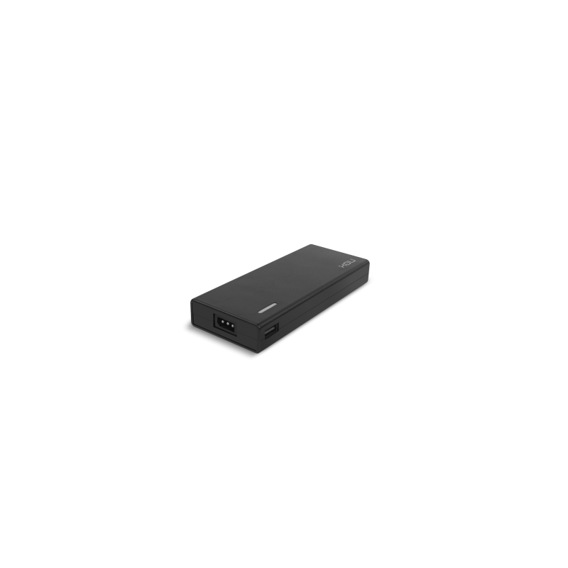 NOX NXPWR90NB adaptador e inversor de corriente Interior 90 W Negro