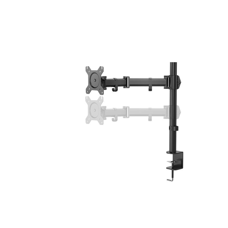 NOX NXLITESNGLSTAND soporte para monitor 68,6 cm (27″) Escritorio Negro