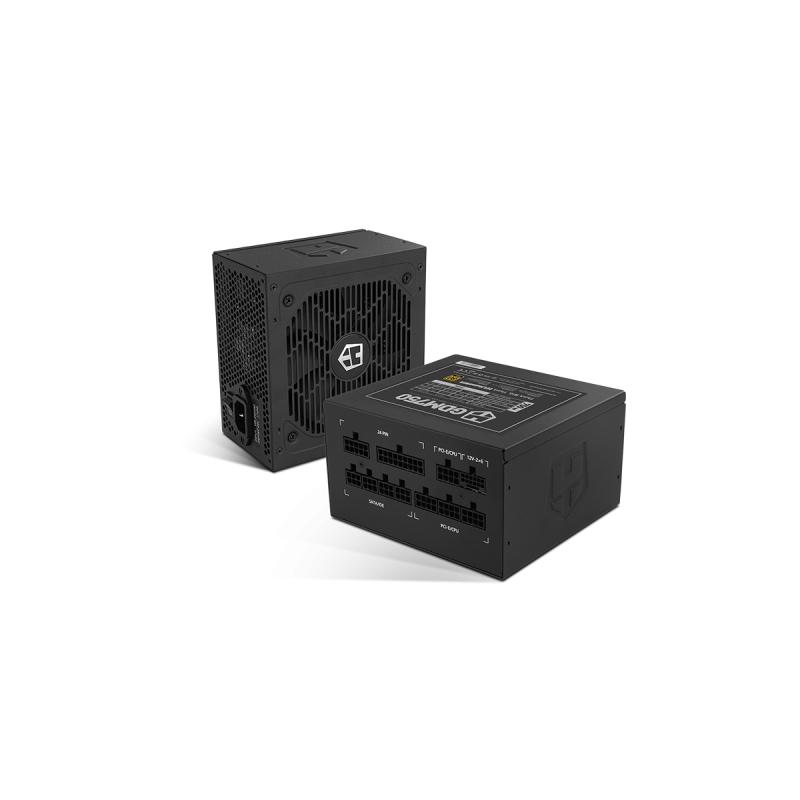 NOX Hummer GDM 750W GOLD unidad de fuente de alimentación 20+4 pin ATX ATX Negro