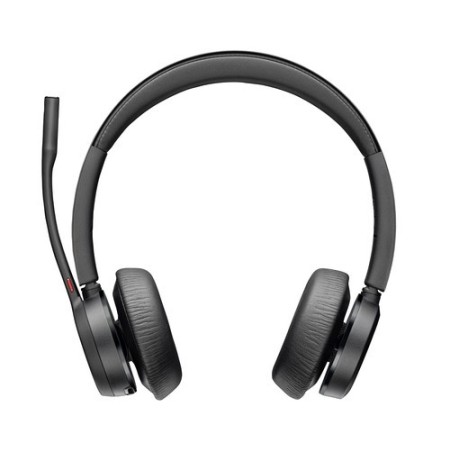 HP Poly Auriculares Poly Voyager 4320 USB-C + adaptador BT700 + soporte de carga