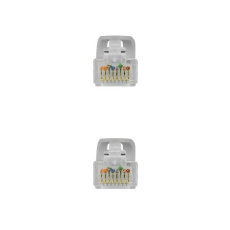 Nanocable Cable Red Latiguillo RJ45 LSZH CAT.6A UTP AWG24, Gris, 25 cm