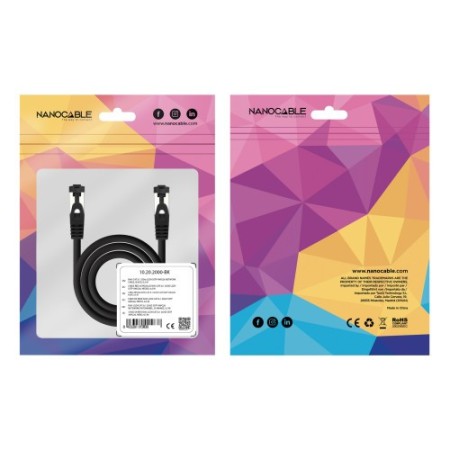 NANOCABLE CABLE RED CAT.8.1 2GHZ LSZH SSTP AWG26 NEGRO 2 M (10.20.2002-BK)