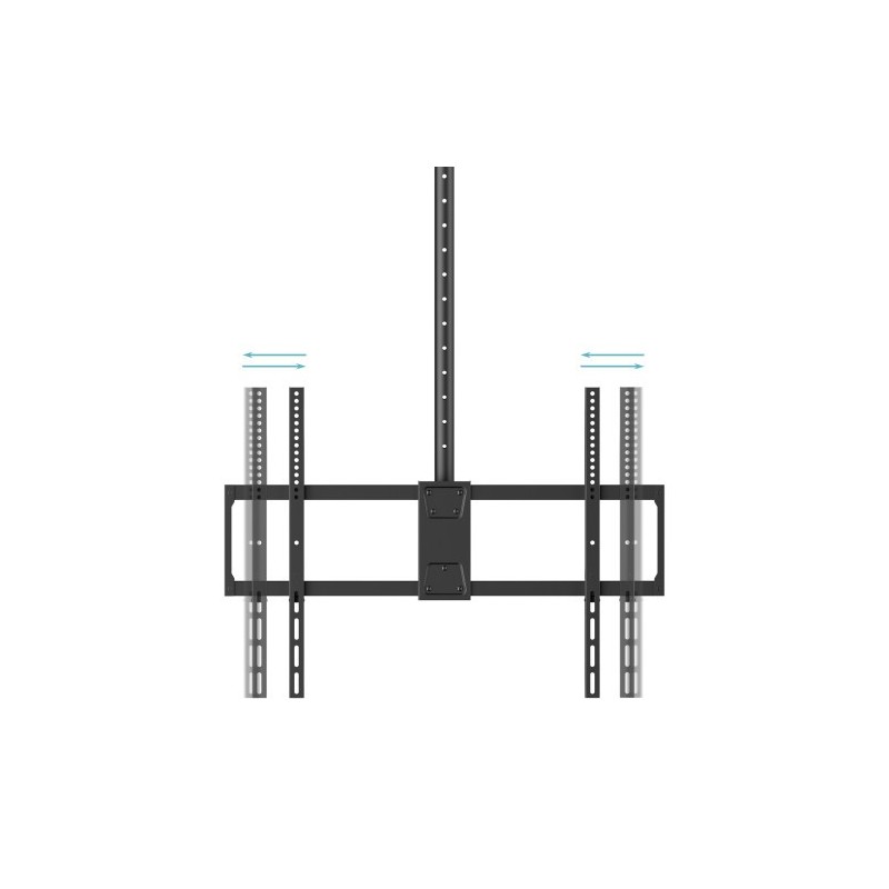 TOOQ SOPORTE TECHO PANT. 50-100″ GIRA/INCLI/EXTEN NEGRO