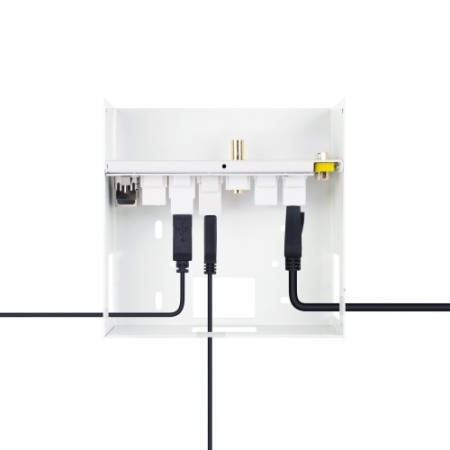 NANOCABLE CAJA CONEXION MULTIMEDIA VGA+2HDMI+JACK+USBC+USB-B+USB-A+RJ