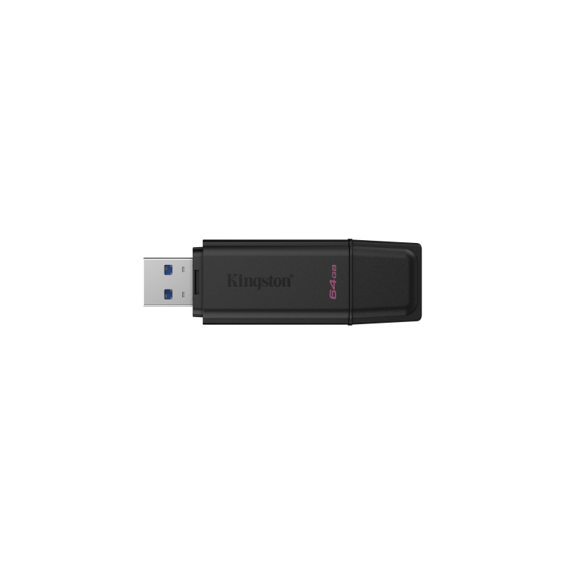 Kingston Technology DataTraveler 64GB Portátil USB 3.2 Gen 1 Exodia Negro