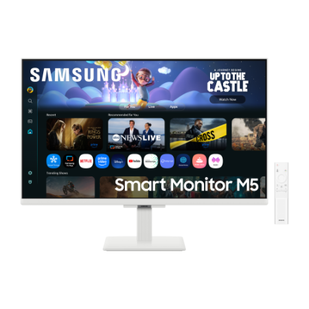 Samsung M5 M50F pantalla para PC 68,6 cm (27″) 1920 x 1080 Pixeles Full HD LCD Blanco