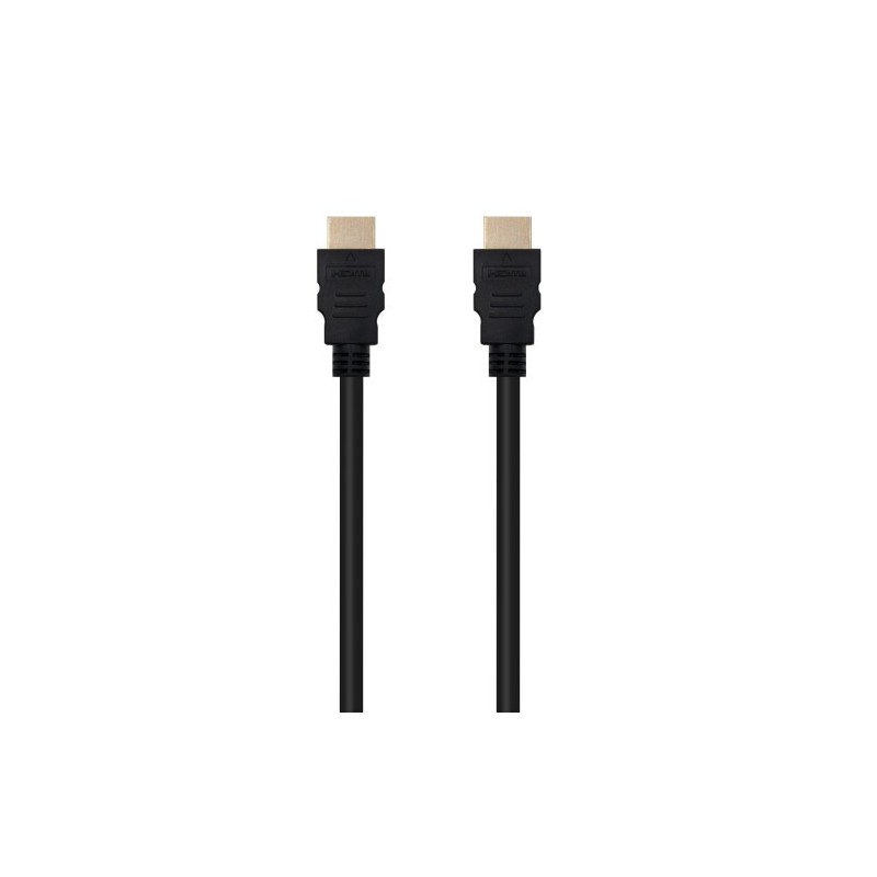 Nanocable Cable HDMI V2.0 4K@60Hz 18Gbps A/M-A/M, 5.0 m, Negro