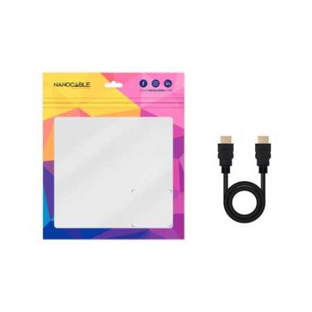 Nanocable Cable HDMI V2.0 4K@60Hz 18Gbps A/M-A/M, 5.0 m, Negro