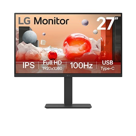 LG MONITOR, 27″ IPS FULL HD (1920X1080), 100HZ, TIEMPO DE RESPUESTA 5MS (GTG) MODO LECTURA Y FLICKER SAFE, HDMI