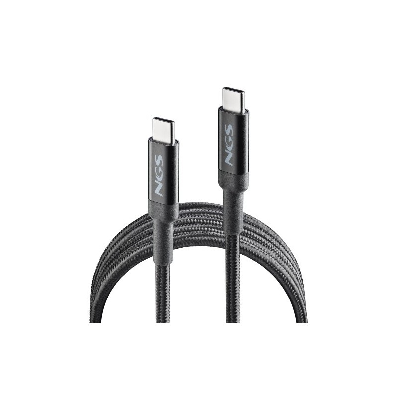 NGS KNOT 65W-2 cable USB USB 2.0 2 m USB C 0,48 Gbit/s Negro