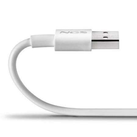 NGS ZYRO-AC cable USB USB 2.0 1 m USB A USB C 0,48 Gbit/s Blanco