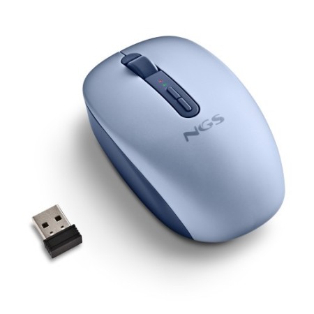 NGS FOG DUAL BLUE ratón Universal Ambidextro RF Wireless + Bluetooth 1600 DPI