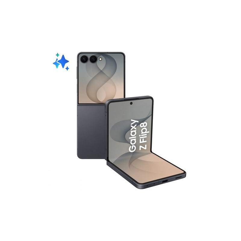 Samsung Galaxy Z Flip8 17,5 cm (6.9″) SIM doble 5G USB Tipo C 12 GB 256 GB 4300 mAh Grafito
