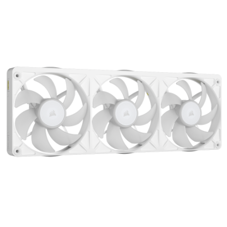 VENTILADOR CAJA CORSAIR RX II RGB SERIES ICUE LINK RX360 II UNIFIED FRAME RGB WHITE WITH ICUE LINK SYSTEM HUB 360MM RGB FAN TRIP