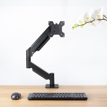 TooQ Soporte de mesa para pantallas de 13”-34”, Negro