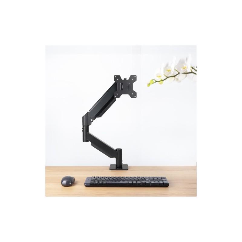 TooQ Soporte de mesa para pantallas de 13”-34”, Negro