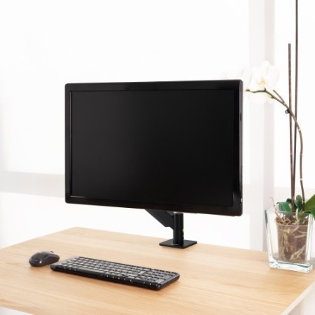 TooQ Soporte de mesa para pantallas de 13”-34”, Negro