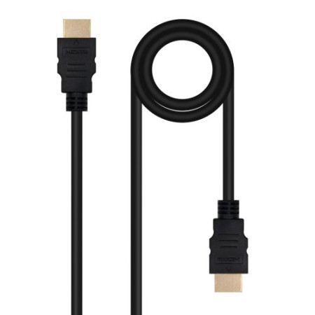 Nanocable Cable HDMI V2.0 4K@60Hz 18Gbps A/M-A/M, 0.5 m, Negro