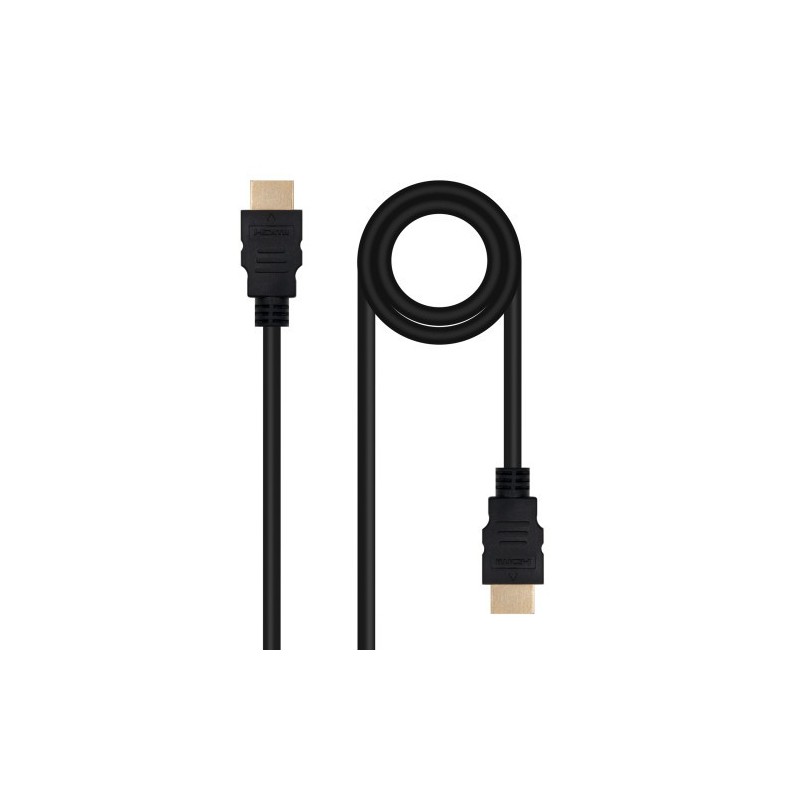 Nanocable Cable HDMI V2.0 4K@60Hz 18Gbps A/M-A/M, 1.5 m, Negro
