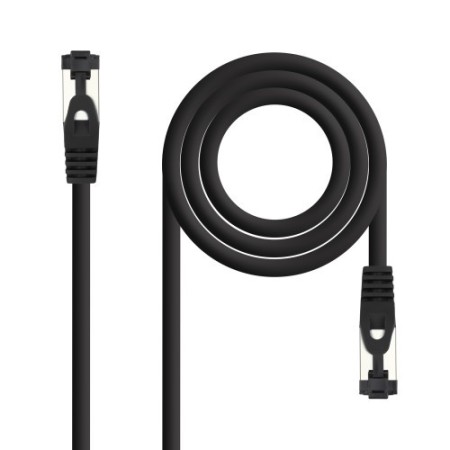 Nanocable Cable de Red Latiguillo Cat.8.1 2GHz LSZH SSTP AWG26, Negro, 3 m