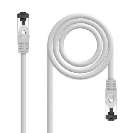 Nanocable Cable de Red Latiguillo Cat.8.1 2GHz LSZH SSTP AWG26, Gris, 7 m