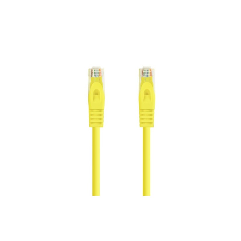 Nanocable Cable Red Latiguillo RJ45 LSZH CAT.6A UTP AWG24, Amarillo, 25 cm