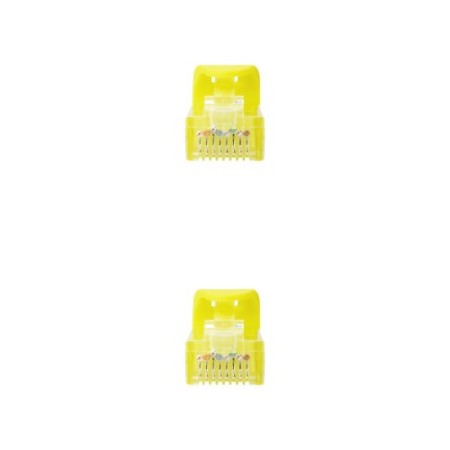 Nanocable Cable Red Latiguillo RJ45 LSZH CAT.6A UTP AWG24, Amarillo, 25 cm